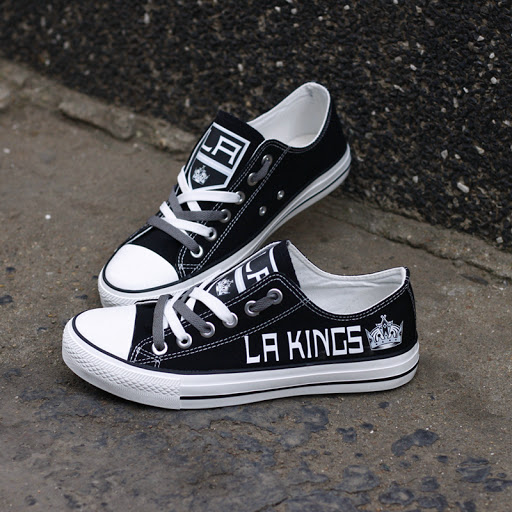 Women's Los Angeles Kings Repeat Print Low Top Sneakers 004